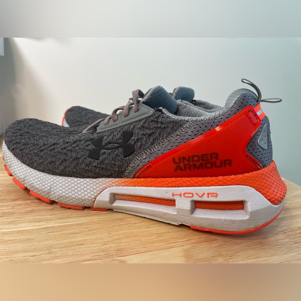 Under Armour Gray and Orange Athletic Shoes